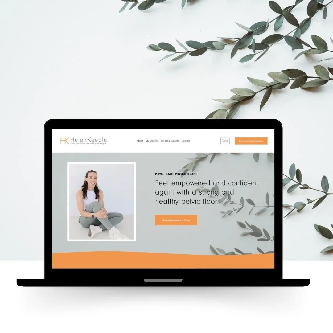 Squarespace Website Design For Physiotherapist in Dublin - Helen Keeble Pelvic Health Physiotherapist