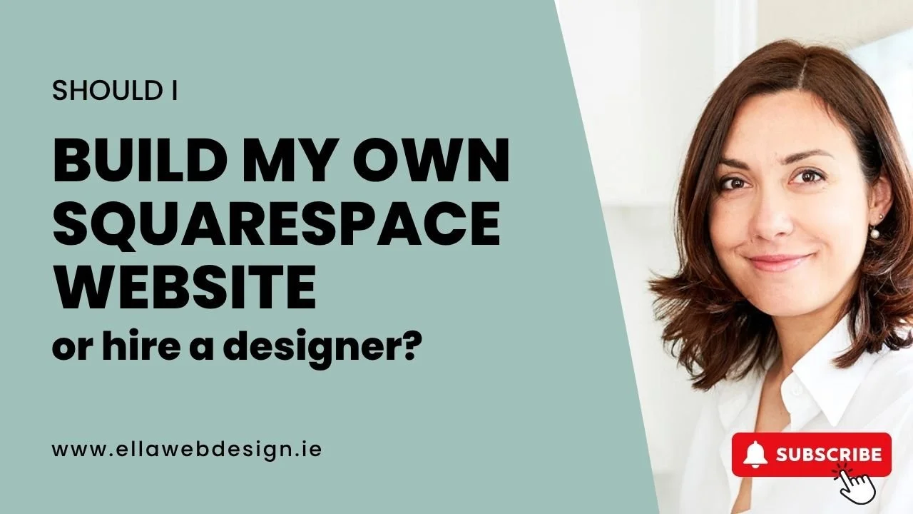 Should I Build My Own Squarespace Website or Hire a Web Designer? - Ep #55