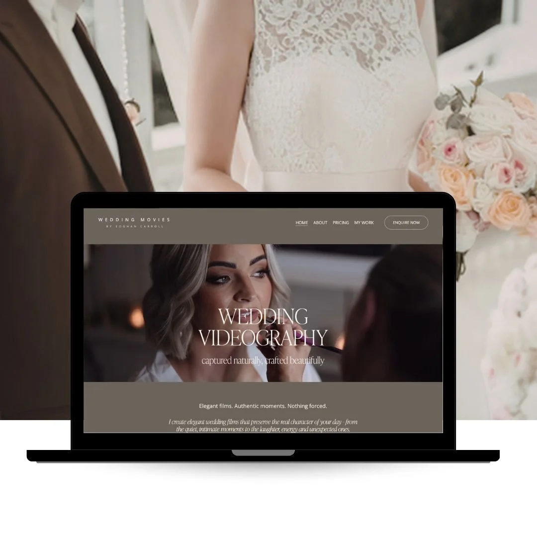 Wedding Movies | Squarespace Website Redesign