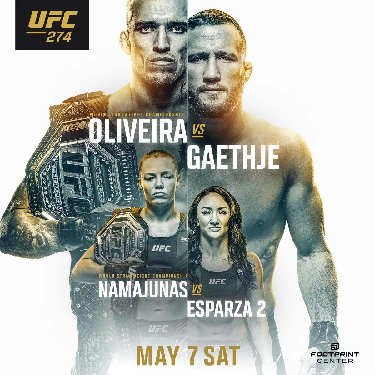 UFC 274 - Oliveira vs. Gaethje | Namajunas vs. Esparza 2