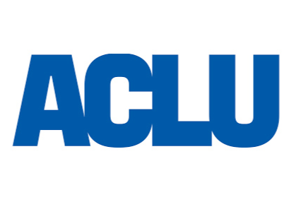 ACLU Blue and White Logo