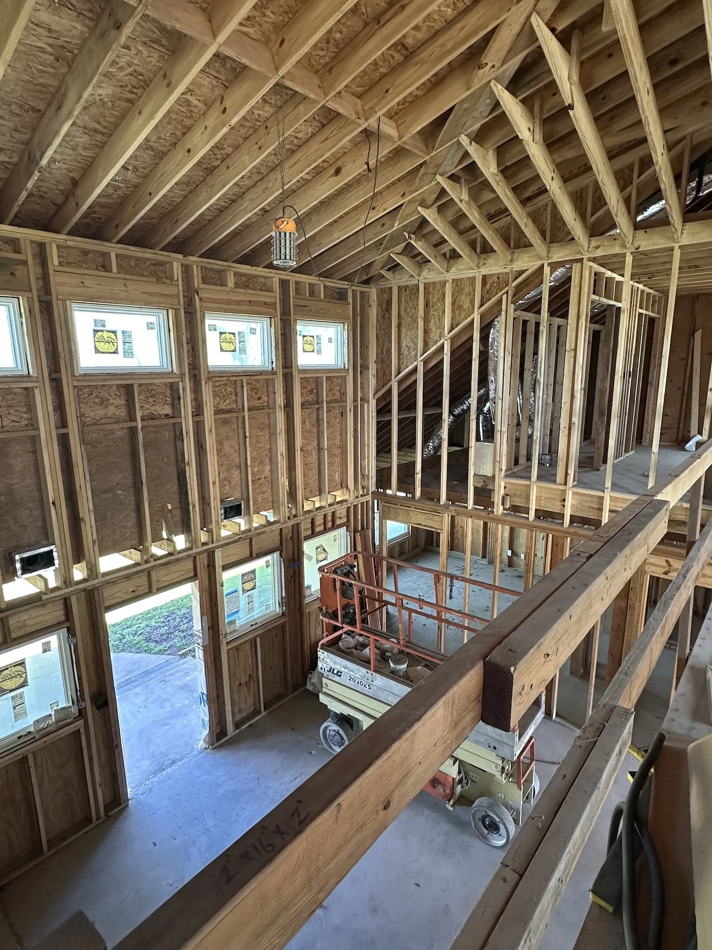 Gut renovation in progress. Home pictures down to the studs.