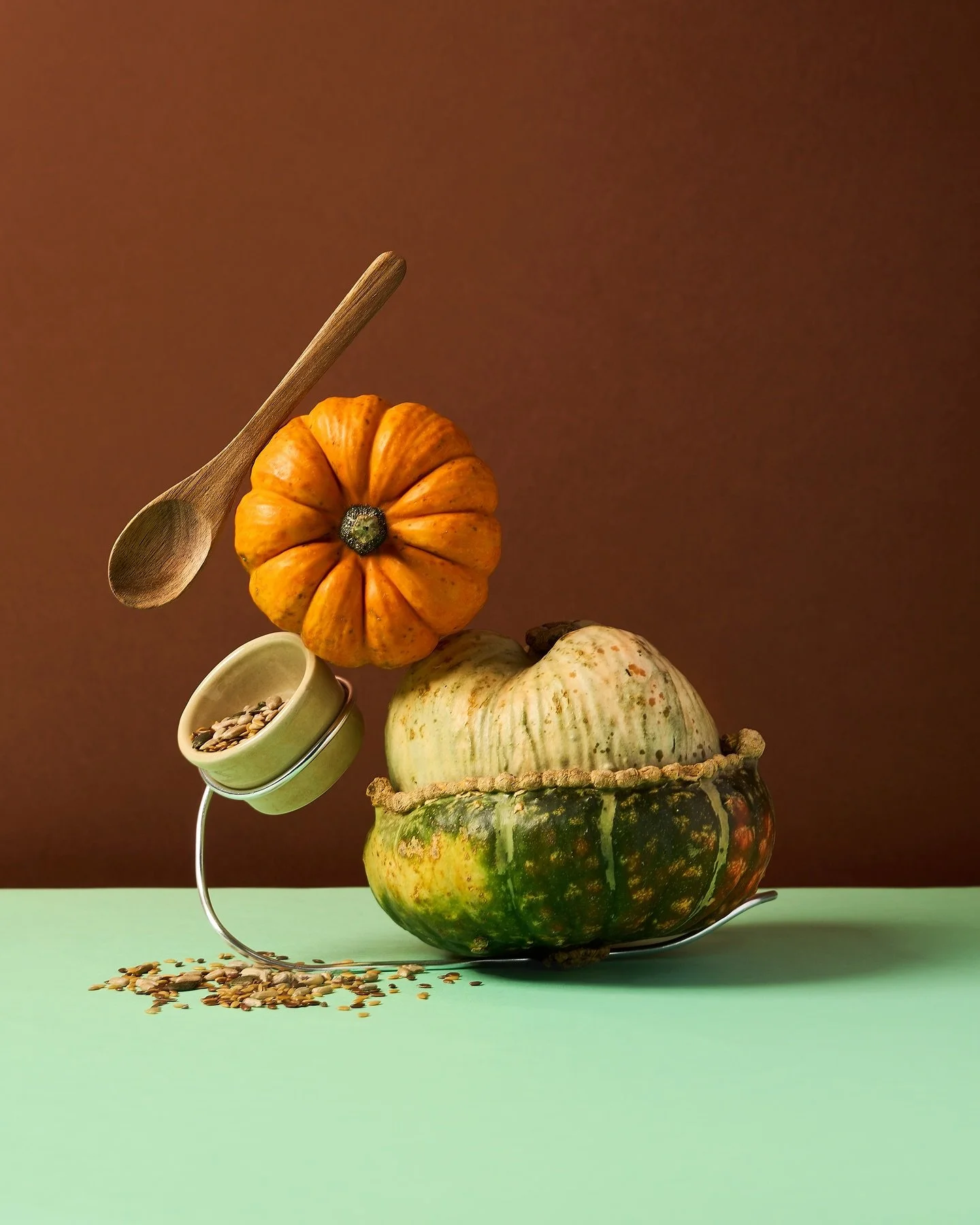 It feels so good to get stuck into a personal project again. 🎨📸🎃

I&rsquo;m a sucker for seasonal produce and love experimenting with colour, that old graphic design eye for detail and composition still sneaks into everything I shoot&hellip;

No t