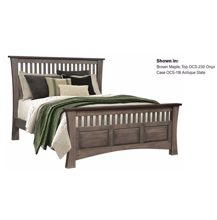 Old Tyme Amish Slat/Panel Bed