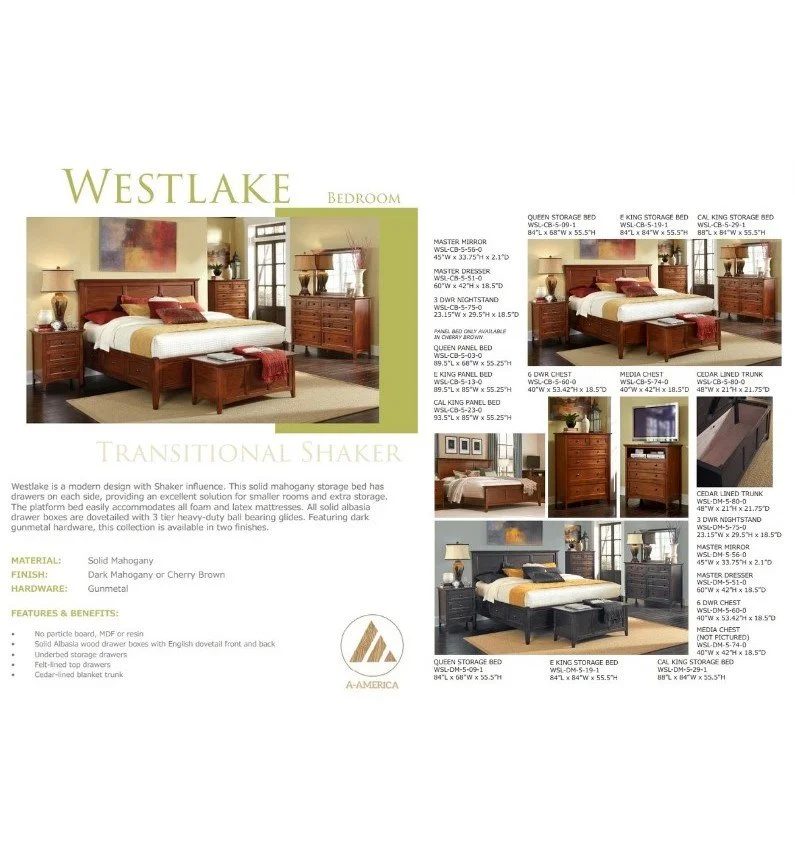 Westlake Storage Bed — Annie Oakley's Wood Furniture