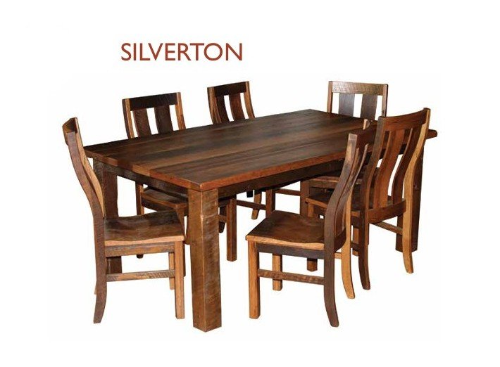 Silverton Amish Reclaimed Wood Dining Set