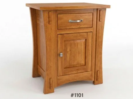 Old Tyme Amish 1 Drawer-1 Door Nightstand
