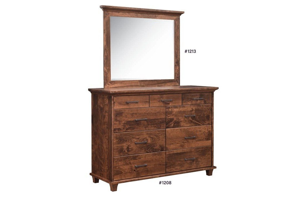 Lexington Amish Dresser and Mirror