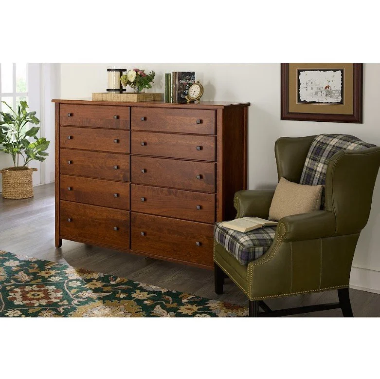 Bob Timberlake Amish "Fitzgerald" 10 Drawer Dresser