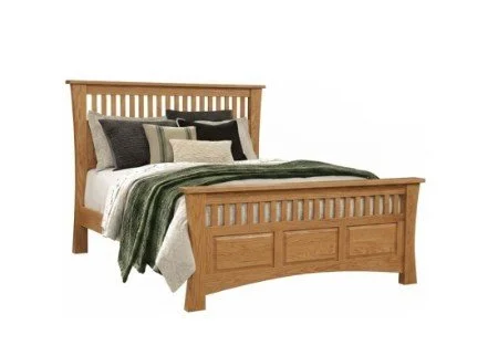 Old Tyme Amish Slat/Panel Bed