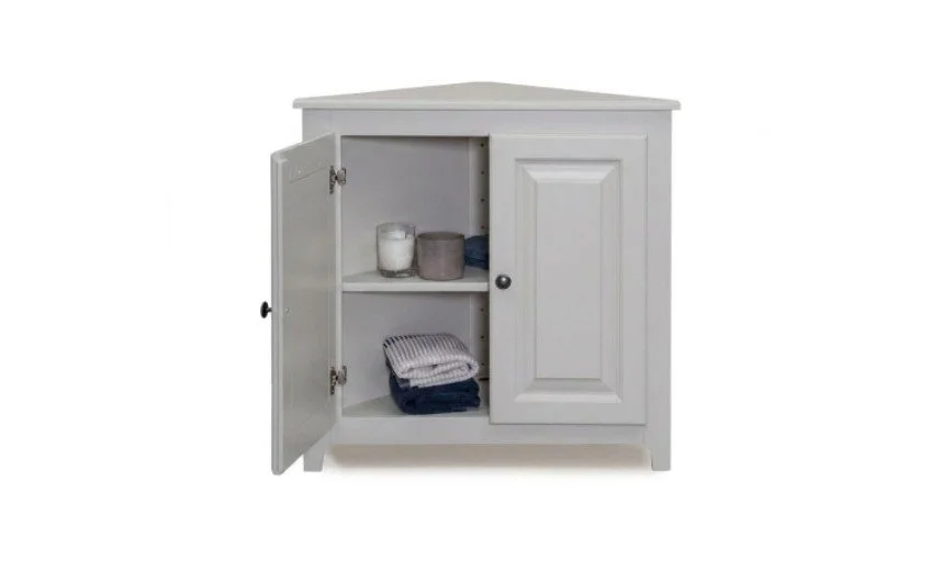 Archbold Pine Corner Cabinet