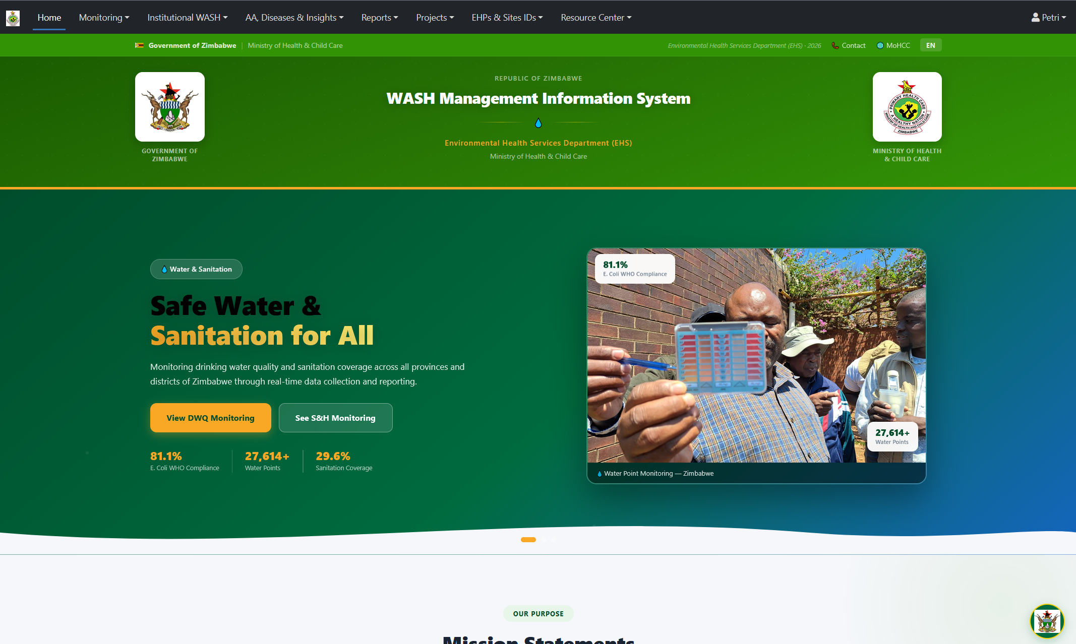 How Zimbabwe’s health ministry runs and adapts its own national WASH information system