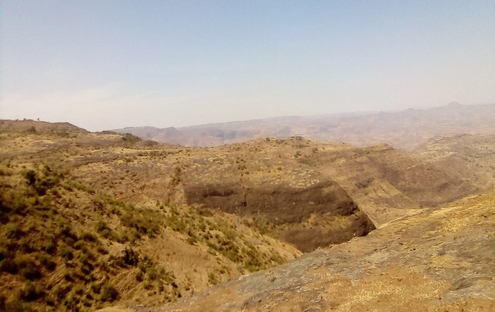 Restoration monitoring landscape in Amhara, Ethiopia, 2025
