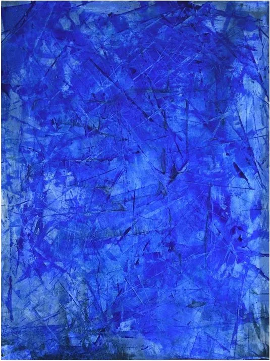 Ice Flows at Play, Acrylic on panel, 24 x 18 in, 2023