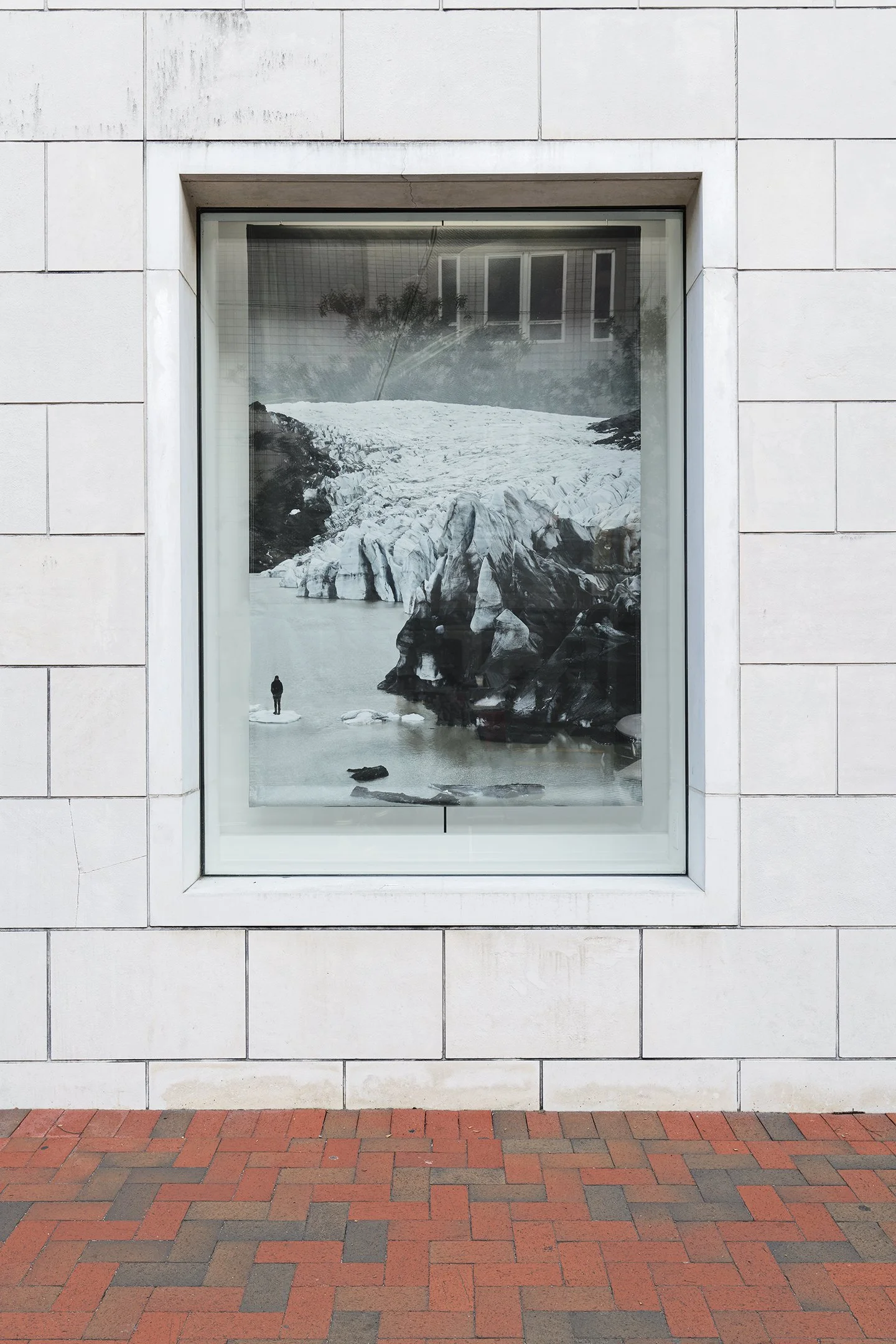 Retreating 2 from Icelandic collage series