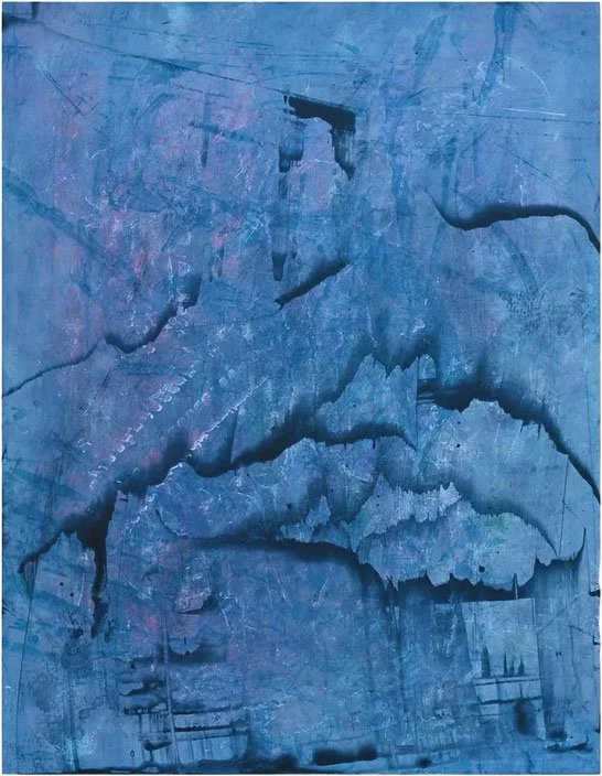 Gamla Daga #2 ("Old Days" in Icelandic), Acrylic on panel, 14 x 11 X 1.5 in, 2024