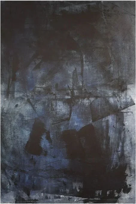 Retreating #7, Acrylic on canvas, 90 x 65 cm, 2022