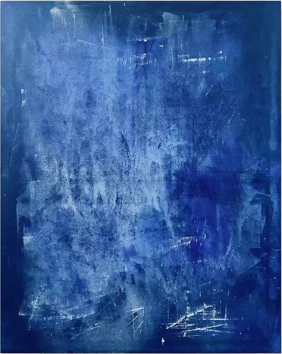The Tale of the Mountain Dweller, Acrylic on panel, 48 x 60 in, 2023