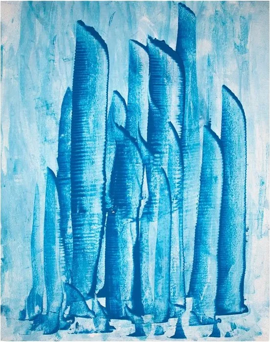 Frumskógur (“Jungle” in Icelandic), Acrylic on panel, 14 x 11 in, 2023