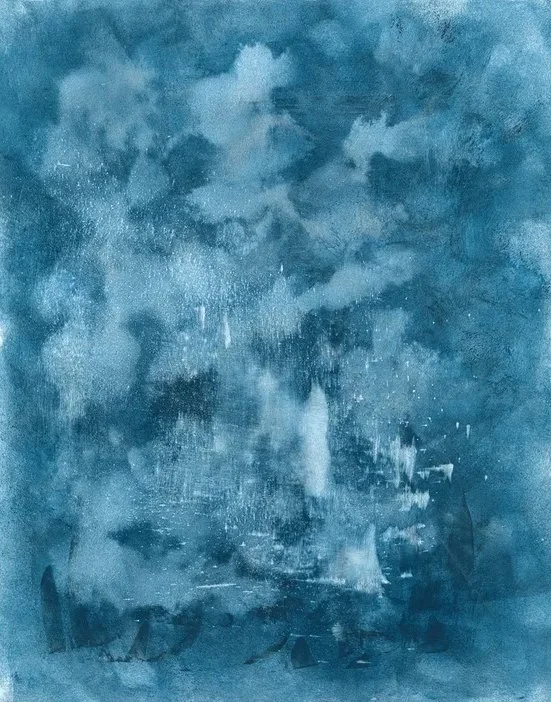Vigur Maelstrom, acrylic, 14x11 in, 2024