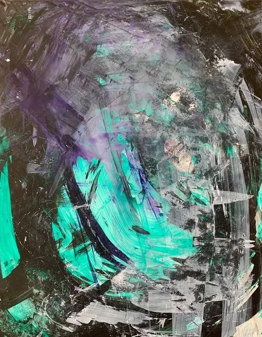 Vigur Island, acrylic, 11x14 in, 2021