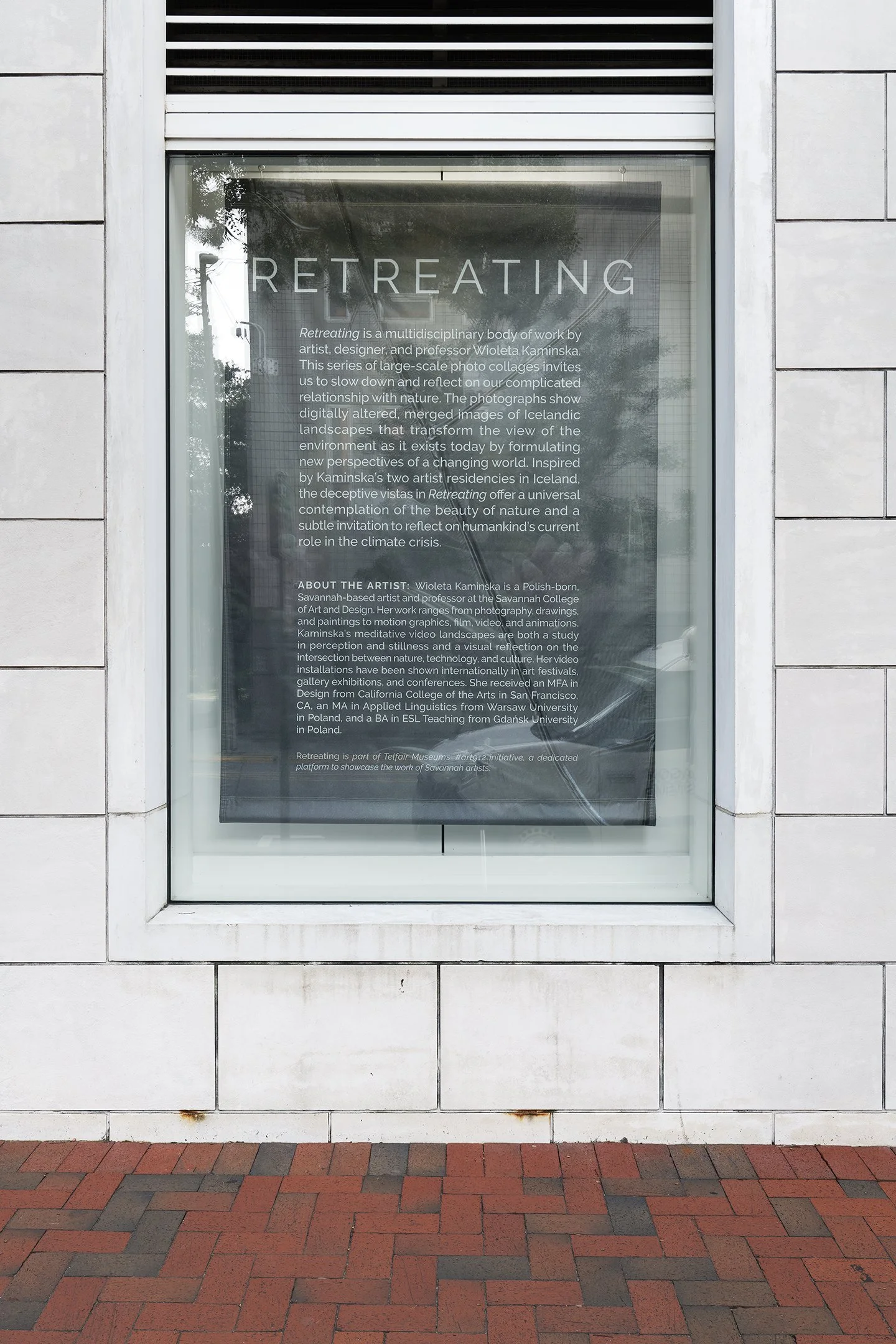 Retreating 1 from Icelandic collage series