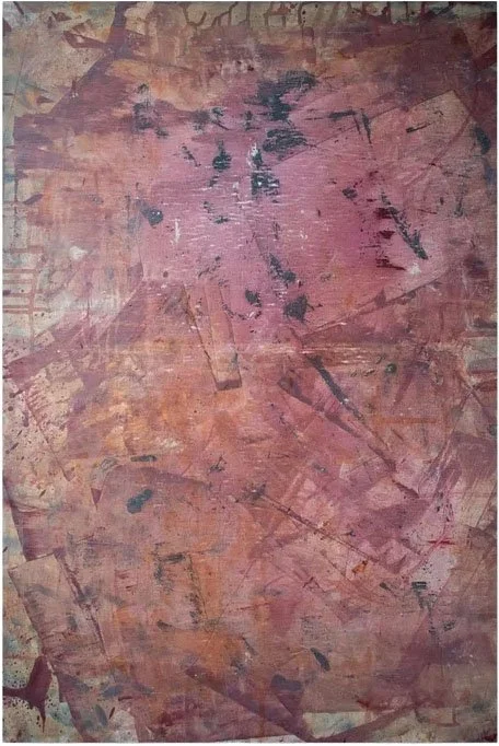 Retreating #8, Acrylic on canvas, 90 x 65 cm, 2022