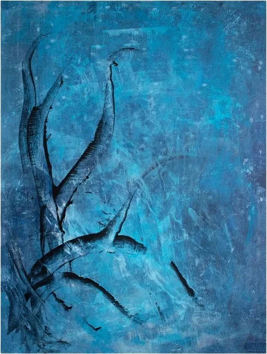 Dagatal (“Calendar” in Icelandic), Acrylic on panel, 18 x 24 x 1.5 in, 2023