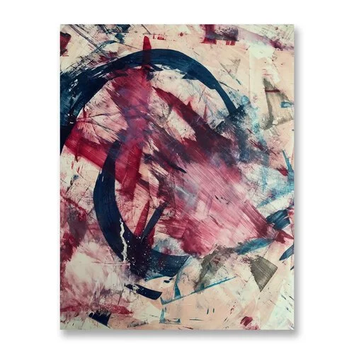 Warming Waters, acrylic on paper, 11x14 in, 2021