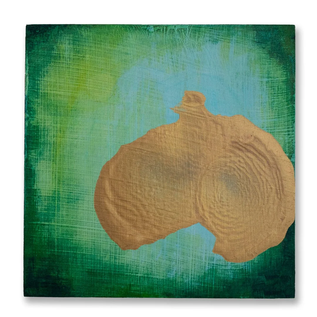 Square 4, Acrylic on panel, 6 x 6 in, 2025