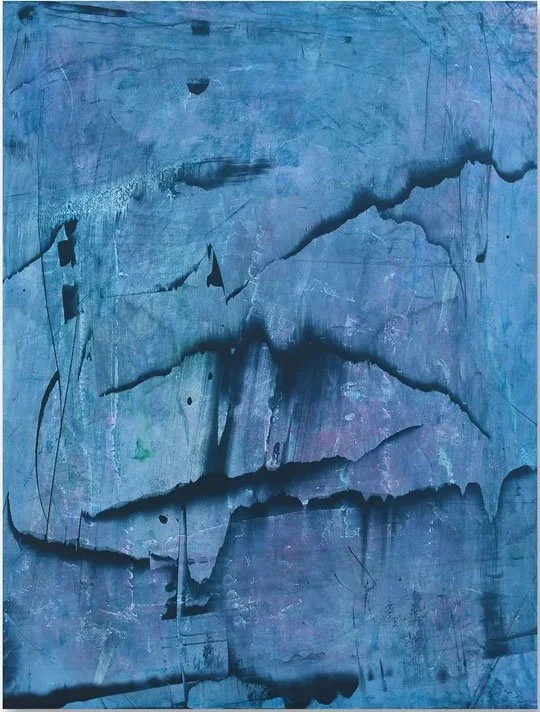 Gamla Daga #1 ("Old Days" in Icelandic), Acrylic on panel, 14 x 11 X 1.5 in, 2024