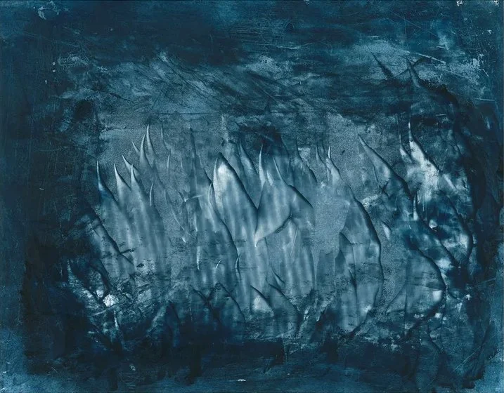 Frost Etchings of Vatnajökull, acrylic, 11x14 in, 2024