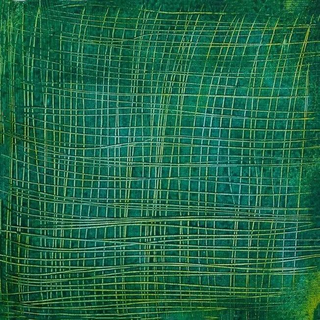 Square 5 , Acrylic on panel, 6 x 6 in, 2025