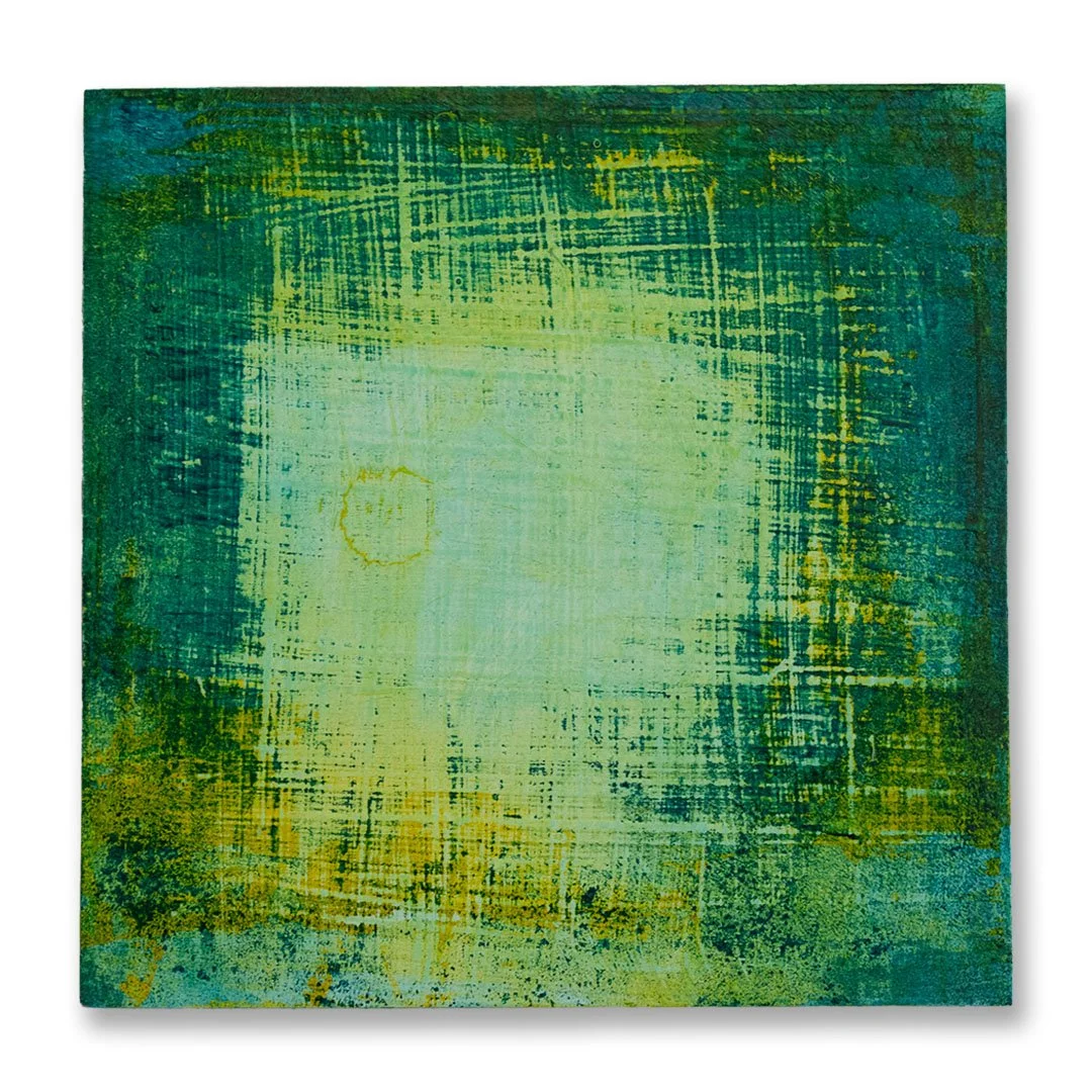 Square 3, Acrylic on panel, 6 x 6 in, 2025