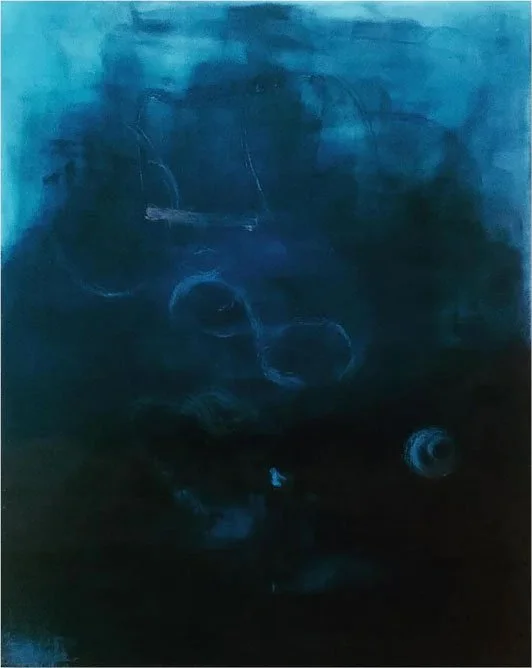 Seahorse, Acrylic on canvas, 60 x 40 in, 2021