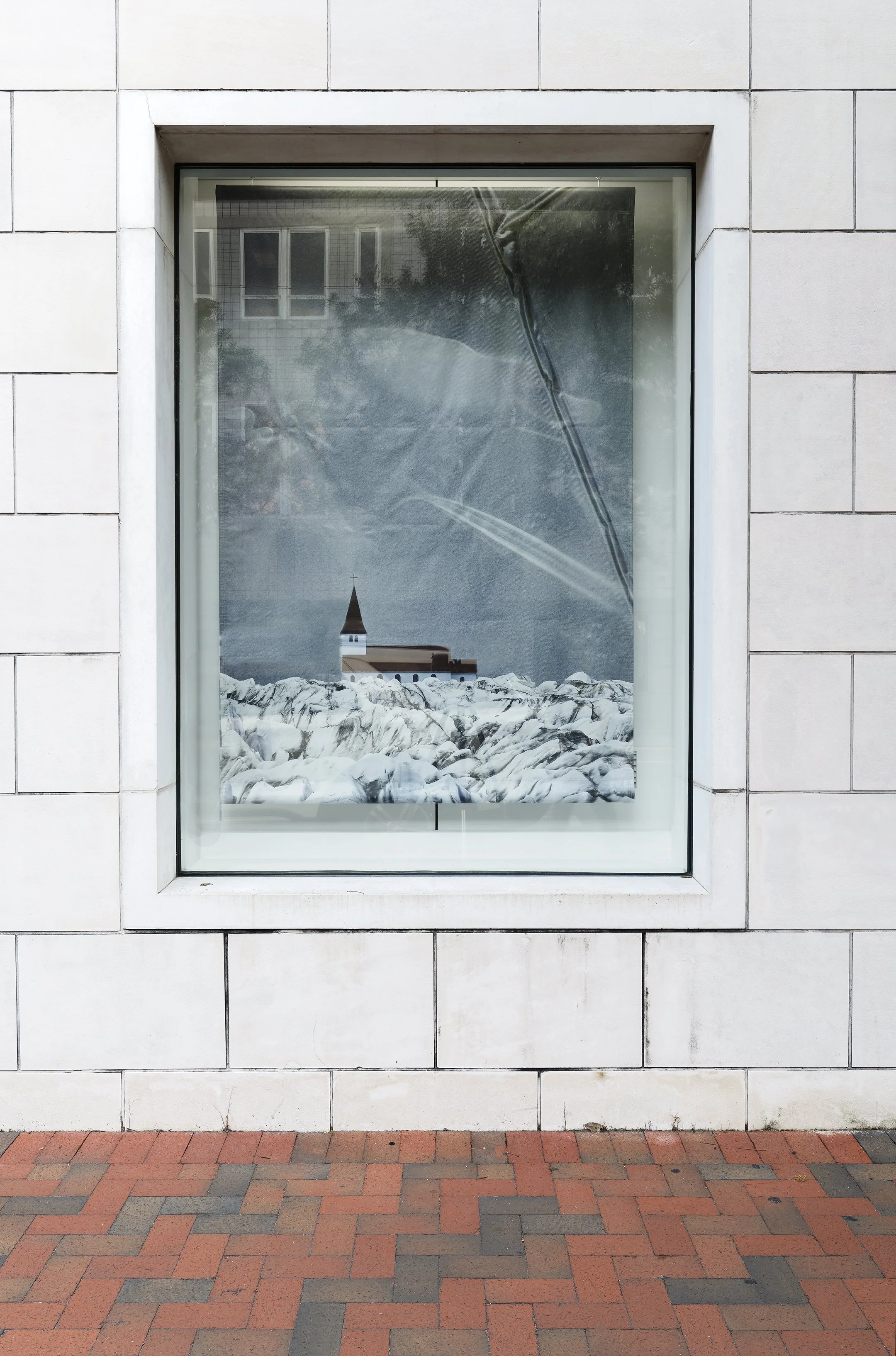 Retreating 4 from Icelandic collage series