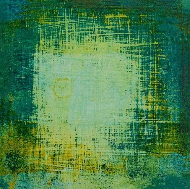 Square 4, Acrylic on panel, 6 x 6 in, 2025
