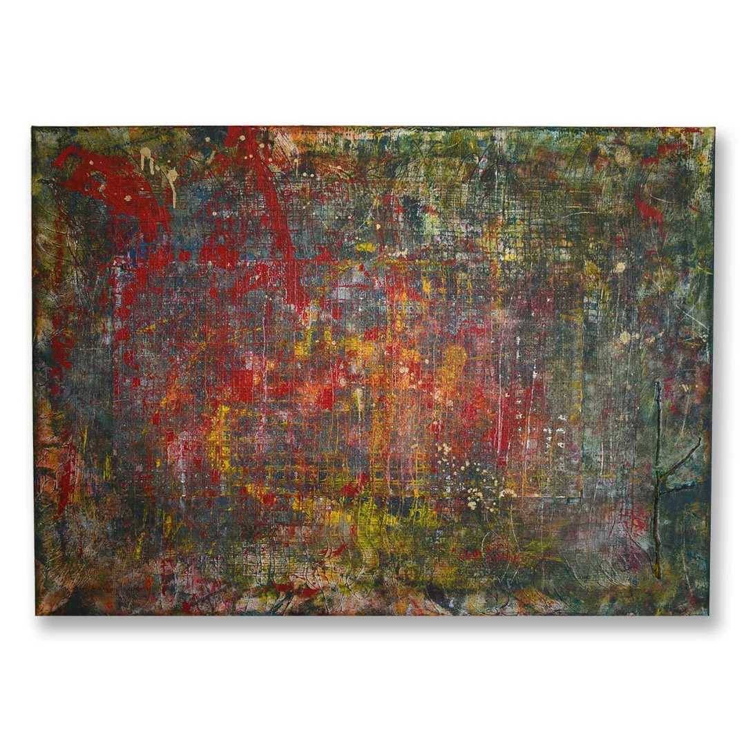 Walk to Remember, Acrylic on canvas 25.6 × 35.4 in, 2025