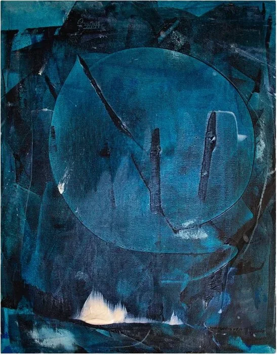 The Ring Road (Route 1), Acrylic on canvas, 14 x 11 in, 2023