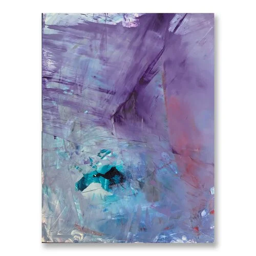 Mythical creature climbing the cliff, acrylic on paper, 11x14 in, 2021