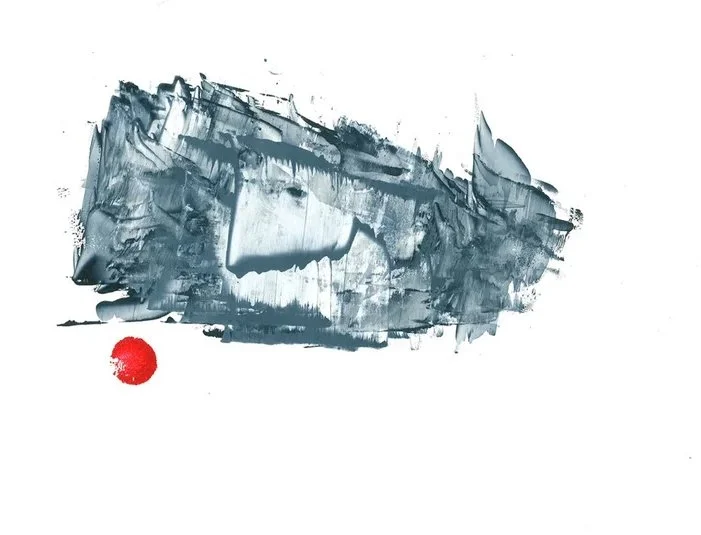 Frozen Landscapes #2, acrylic, 9x12 in, 2024