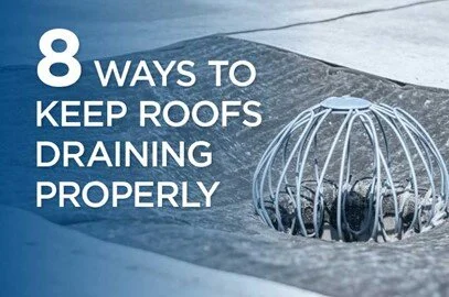 How to Keep Roofs Draining Properly