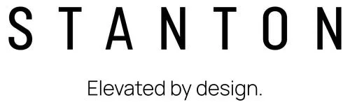 Stanton logo with the slogan 'Elevated by design' underneath