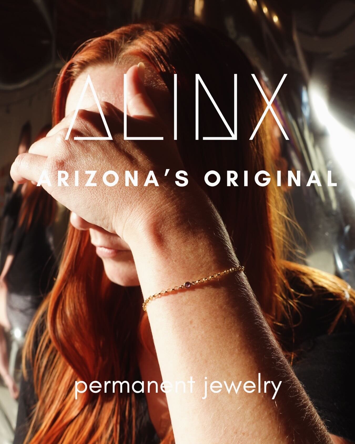 Don&rsquo;t you want to sparkle 💖 with the rest of us?✨Get #linked4life. Book an appointment with Arizona&rsquo;s original permanent jewelry studio. 🌵
#arizona #arizonasbest #jewelry #bracelets #permanentjewelry