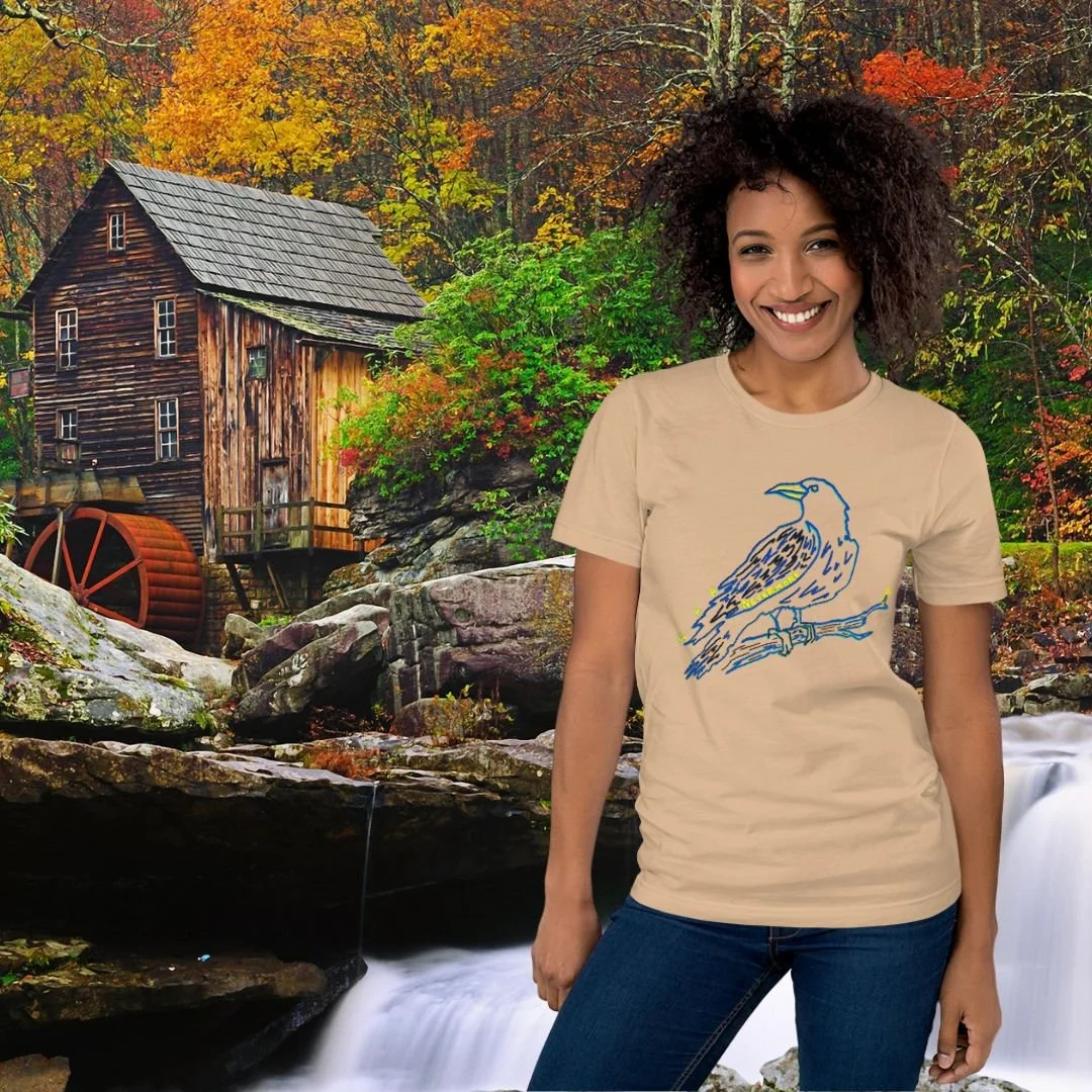 Adult T-shirt - Raven - War, Nevermore!