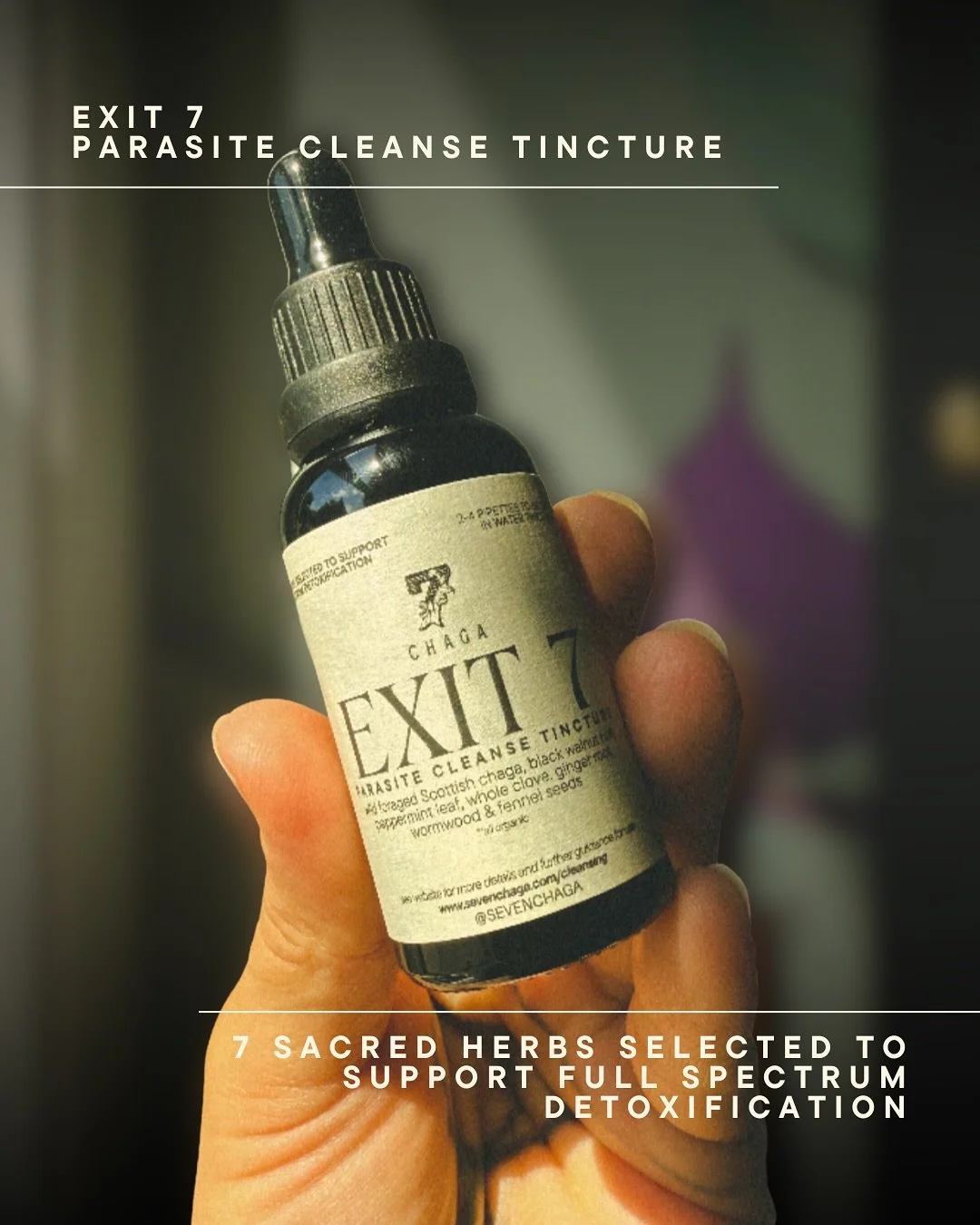 ~ EXIT 7 ~
Super excited to launch this in time for next weekends full moon&hellip; our incredible parasite cleanse blend IN TINCTURE FORM!!

Same great herbs, supporting a full spectrum detoxification - only now it&rsquo;s already been extracted wit