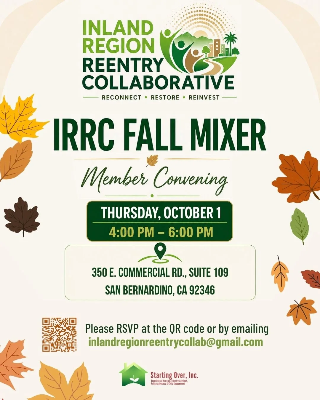 Inland Region Reentry Collaborative Fall Mixer