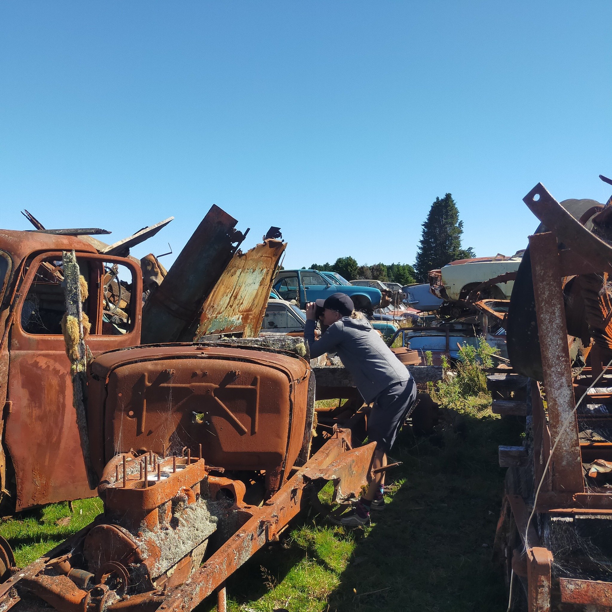 Seems to be a few photos of me engrossed in capturing the detail of various bits of metal!  Cars and old boats are amongst some of my favourite things to photograph.  If anyone has any tip offs as to where I might find some undiscovered rusty treats,