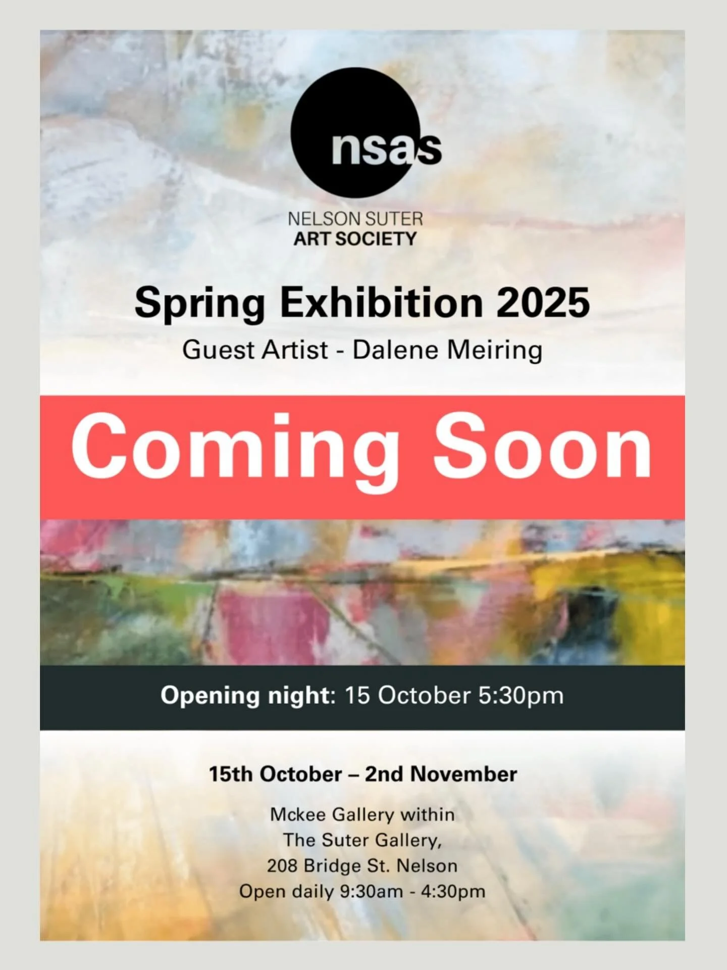 Opening evening for the Spring Nelson Suter Arts Society exhibition tonight.. 

Let's support local and go and look at some art! 

@nelsonsuterartsociety 
#supportlocalartists