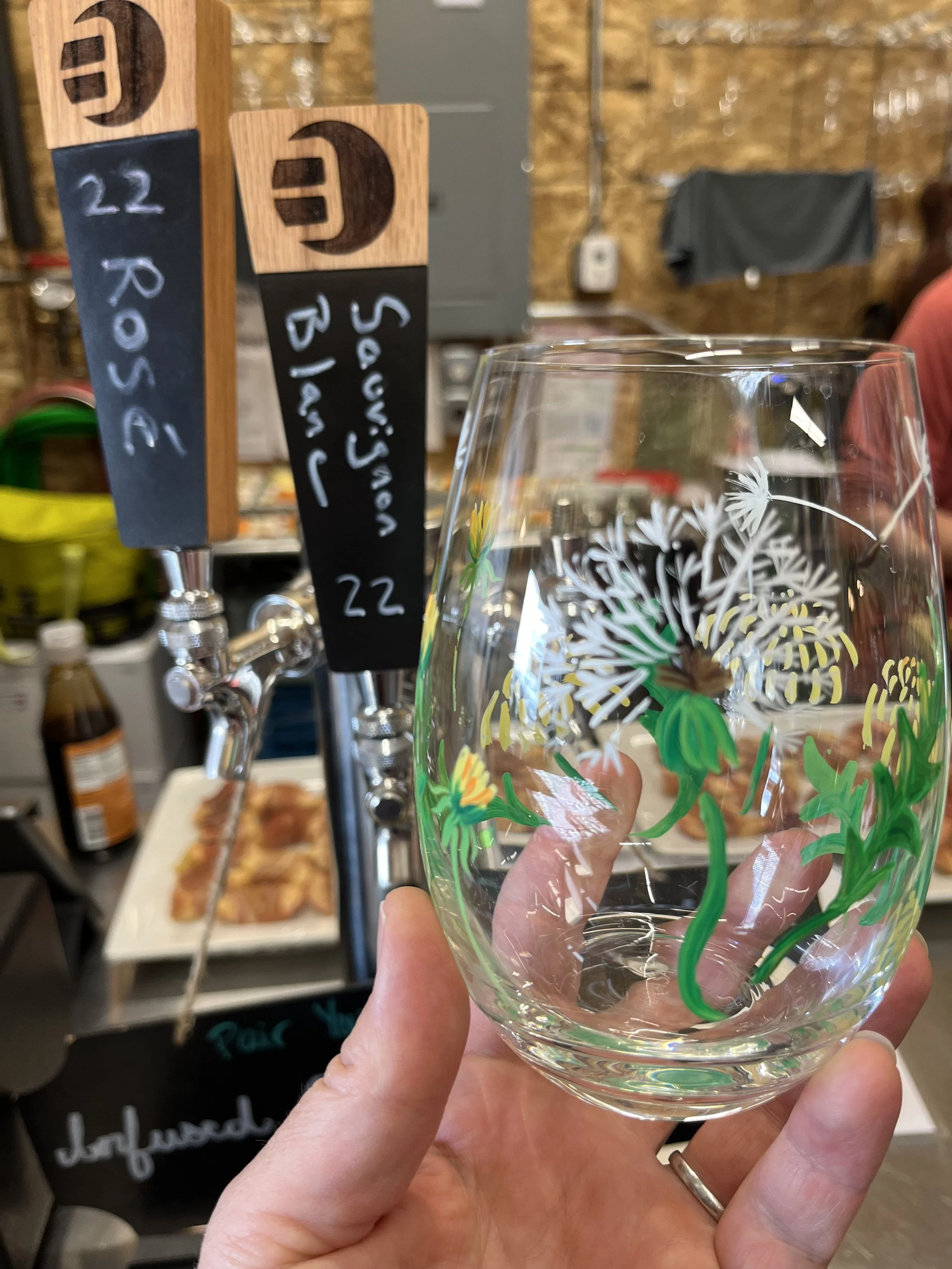 Wine Glass Painting